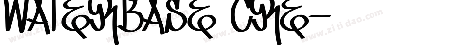 WATERBASE CRE字体转换